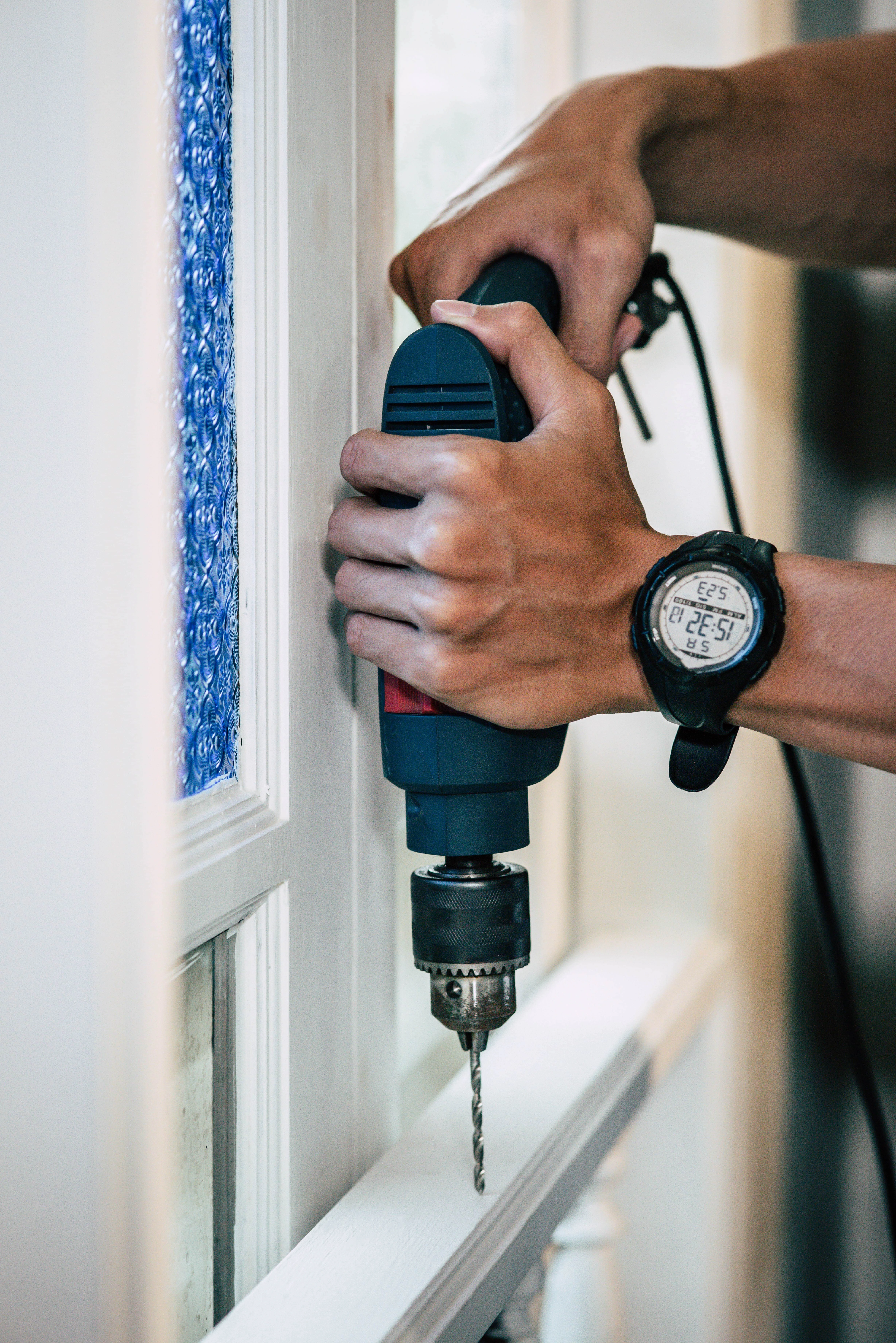 drilling holes